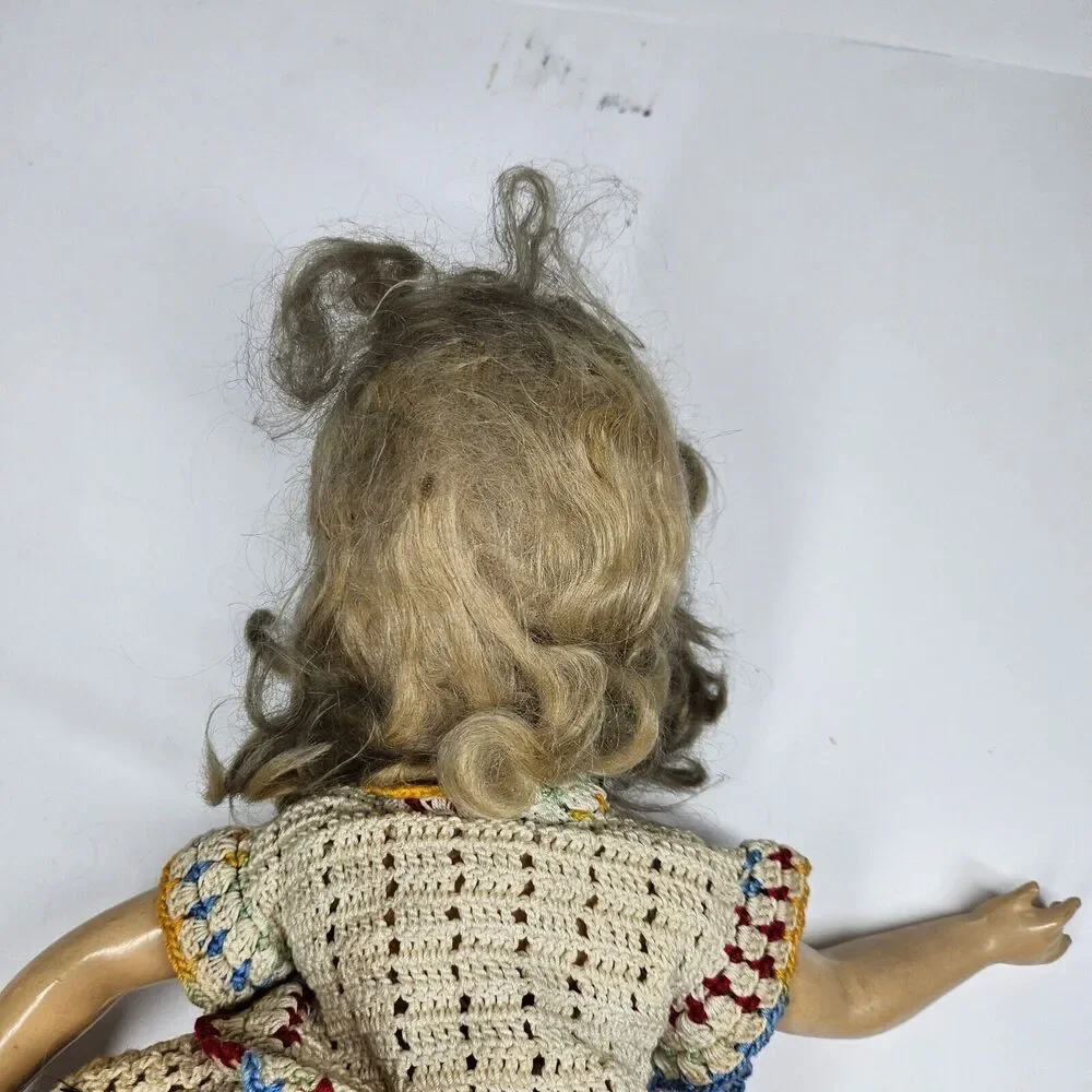 Sonja Henie Ice Skater Vintage Composition Doll 16